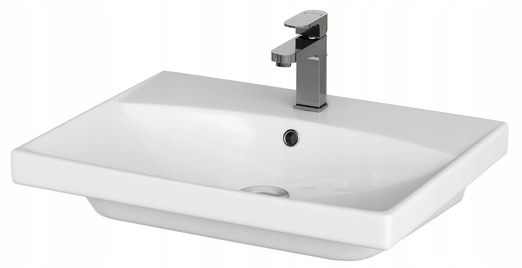 Umývadlo - UMÝVADLO MESTSKÉHO NÁBYTKU CERSANIT 60 CM BIELE