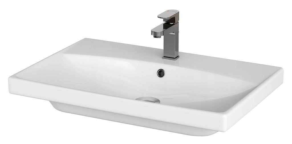 Umývadlo - UMÝVADLO NÁBYTKU CERSANIT CITY 70 CM BIELE