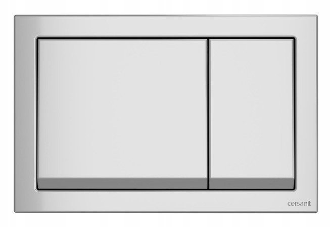 WC tlačidlo - CERSANIT ZADAJTE VYPLACHOVACIE TLAČIDLO CHROM MAT