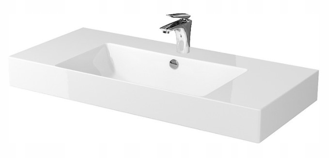Umývadlo -  CERSANIT INVERTO 100 WASHBASIN TOP WHITE