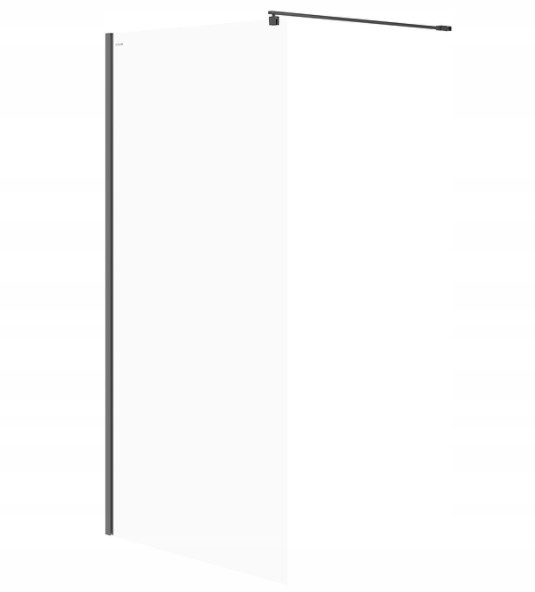 Sprchový kút - KABELKA CERSANIT MILLE WALK-IN 100x200 cm ČIERNA
