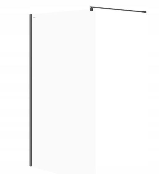 Sprchový kút - KABELKA CERSANIT MILLE WALK-IN 120x200 cm ČIERNA