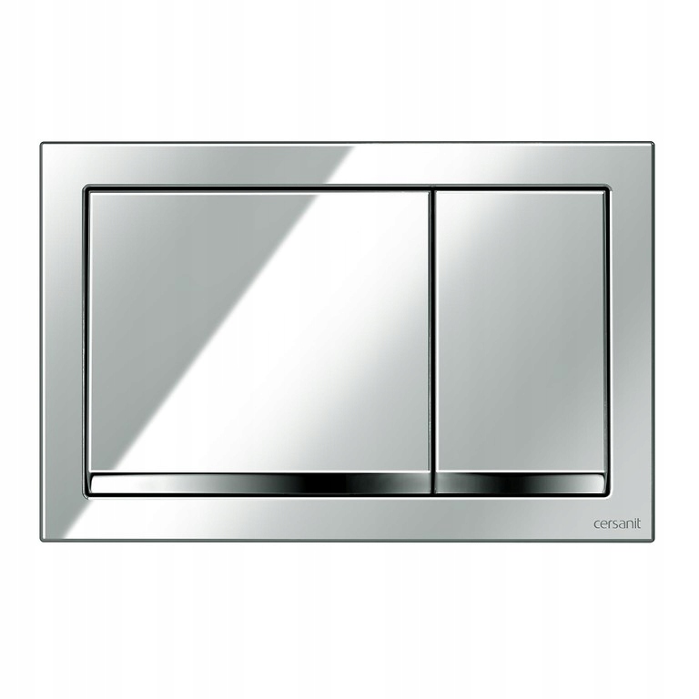 WC tlačidlo - CERSANIT ZADAJTE TLAČIDLO GLOSSY CHROME K97-366