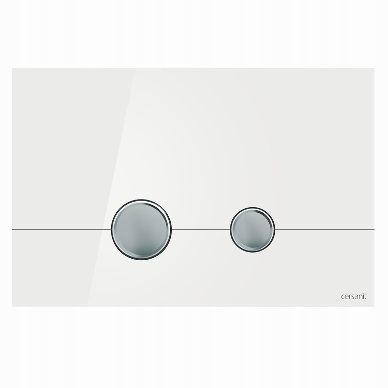 WC tlačidlo - TLAČIDLO CERSANIT STERO BIELE HI-TEC AQUA K97-368