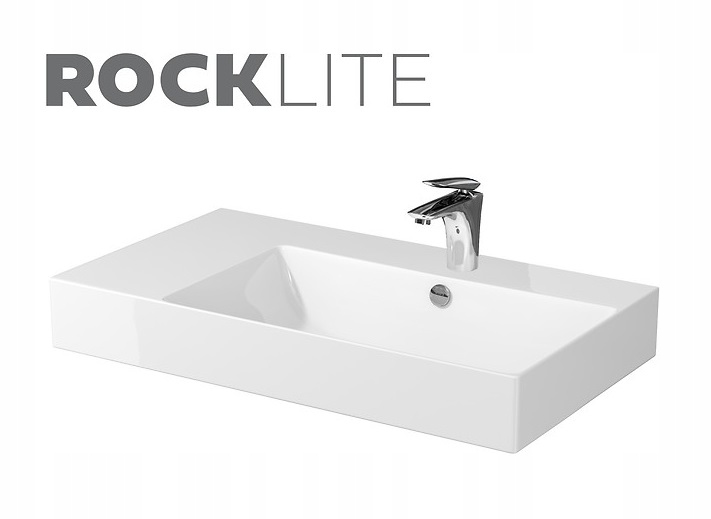 Umývadlo - UMYVADLO NA NÁBYTOK Z CERANSKÉHO NÁBYTKU. COUNTERTOP INVERTO 80 VĽAVO