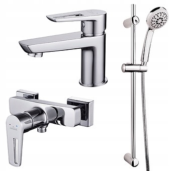 Vaňová batéria - SADA ARMATÚRY CERSANIT MILLE CHROM VIBE S952-004