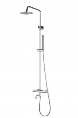 Sprchový panel - KORSKÝ LUGO STĹPEC S CHROMOVÝM TERMOSTATOM CMN016slim