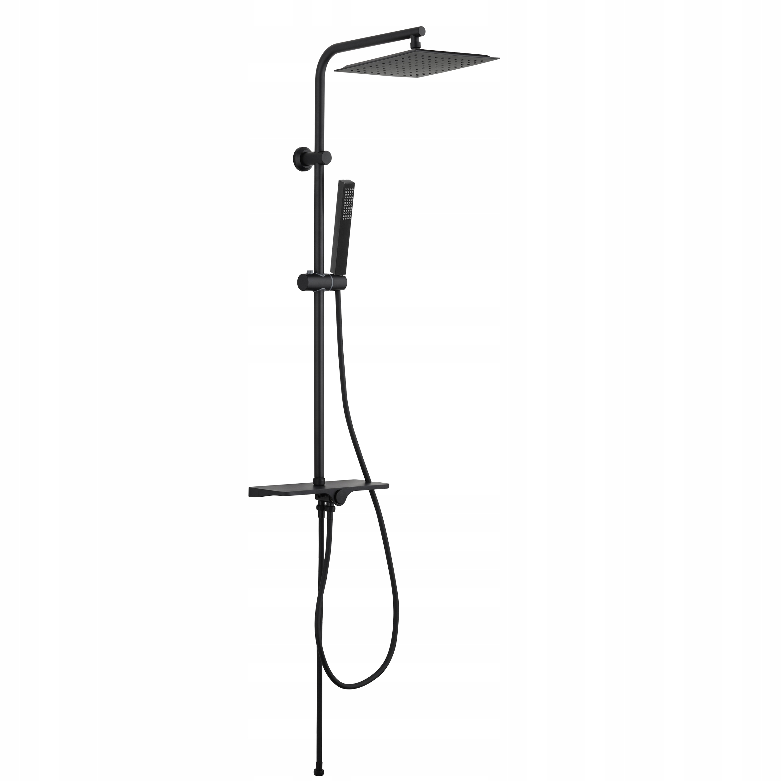 Sprchový panel - SVART BASIC BLACK RAIN AU-85-D04 INVENA