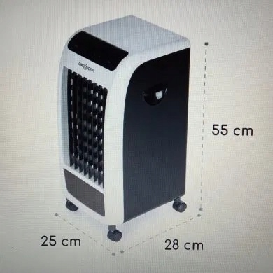 Kupelňový ventilátor - Ventilátor chladiča vzduchu v karibskej modrej farbe