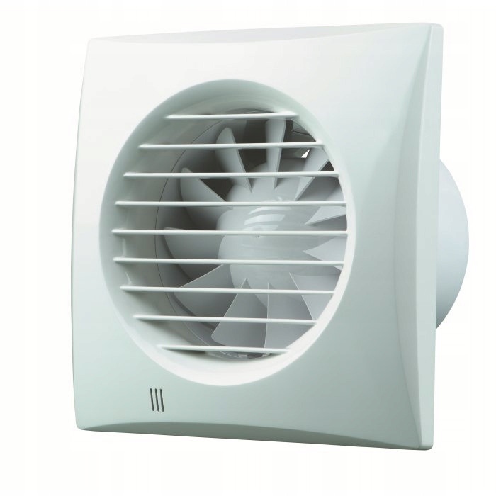 Kupelňový ventilátor - Tichý ventilačný systém QUIET125 FAN MILDDUO higrotimer