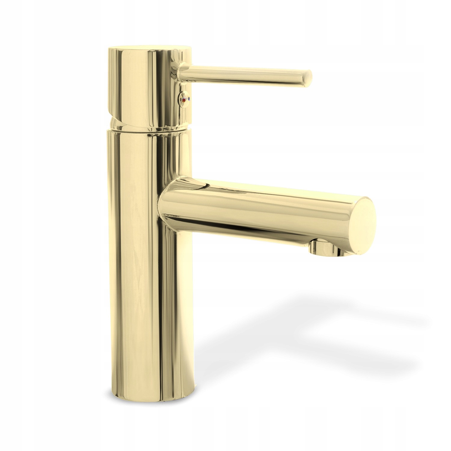 Umyvadlová batéria - Faucet s čiernym umývadlom Tess Low L. Gold