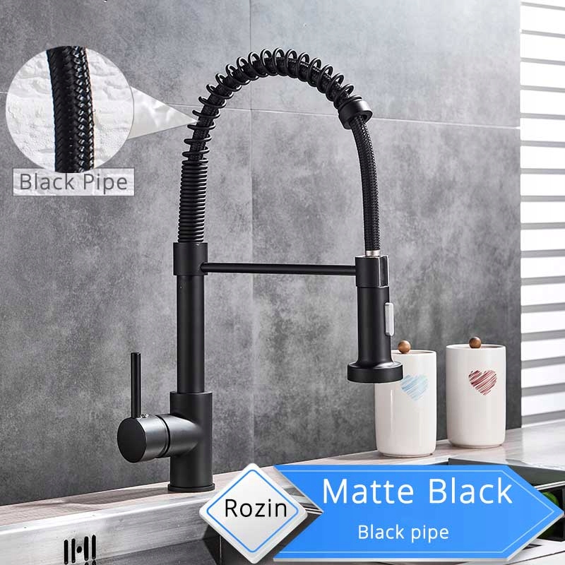 Kuchynská batéria -  [Black A] Kuchynský faucet Kuchynský faucet