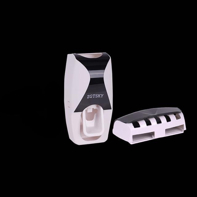 Kupelňový set doplnkov - [Čierna A2] Automatický dávkovač pasty