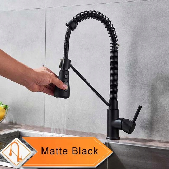 Kuchynská batéria -  [Čierne B] Kuchynský faucet Kuchynský faucet