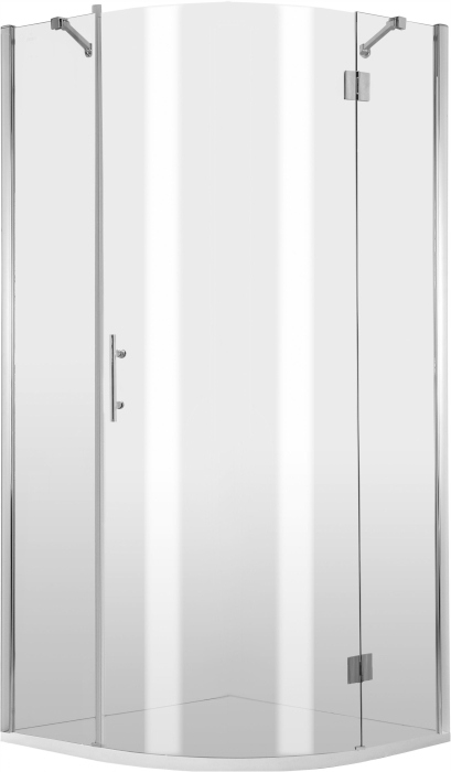 Sprchový kút - DEANTE ABELIA POLI-KRUHOVÁ KABÍNA 90 CM SPRÁVNY CHROM