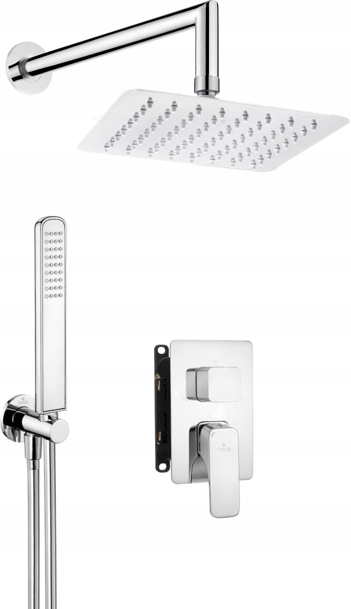 Sprchový panel - DEANTE HIACYNT Podomietková sprchová sada CHROM