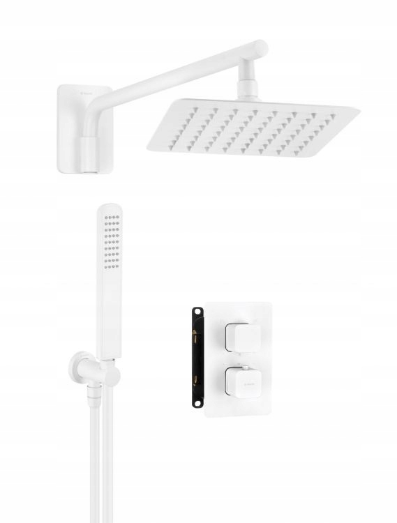 Sprchový panel - DEANTE SADA S FLUSH BOXOM BIANCO