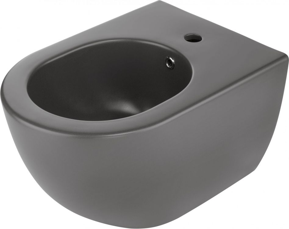 WC MISA - DEANTE BIDET BOWL ANTHRACITE PEONY