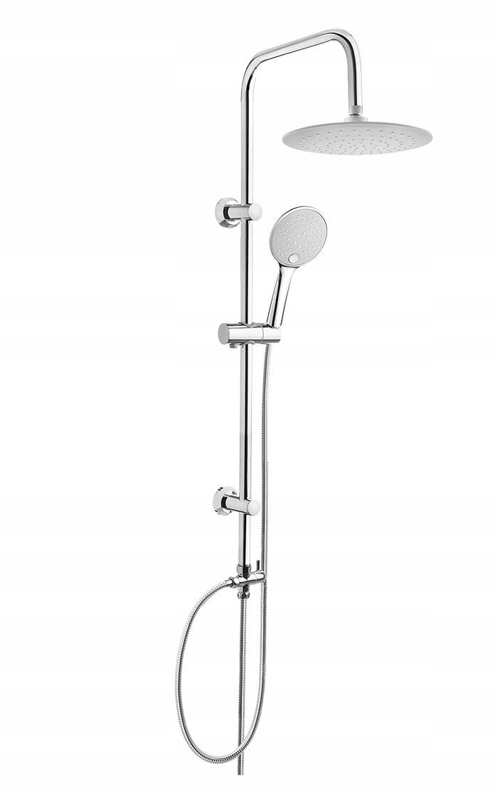 Sprchový panel - CHAMELEON RAIN WHITE / CHROME AU-26-002 INVENA