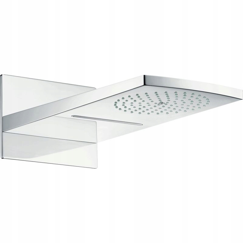 Sprchový panel - DÚHA 44,5x21,4CM OBDĺžnikový CHROMOVÝ HANSGROHE