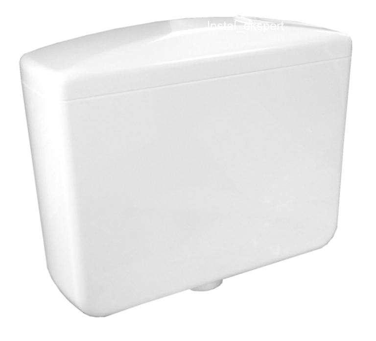 WC tlačidlo - SPODNÝ FLUSH KĽÚČOVÝ FLUSHER BIELY 6-9 L STYROFOAM