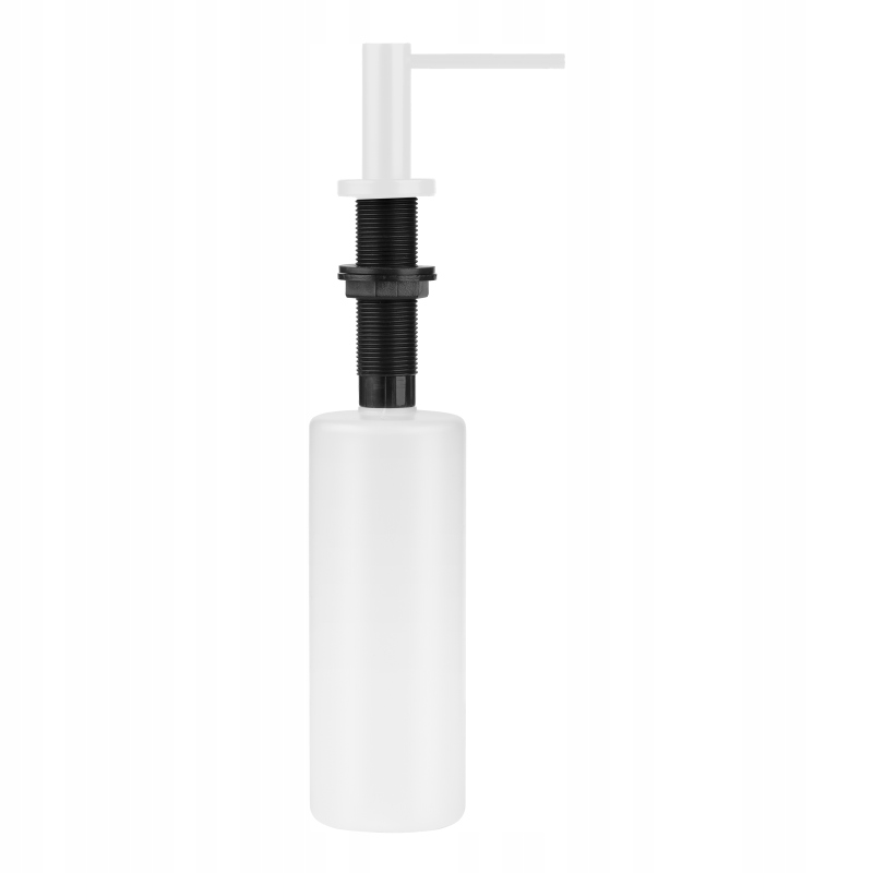 Dávkovač -  500 ml ZÁSOBNÍK NA TEKUTÉ / MYDLO, BIELY MAT