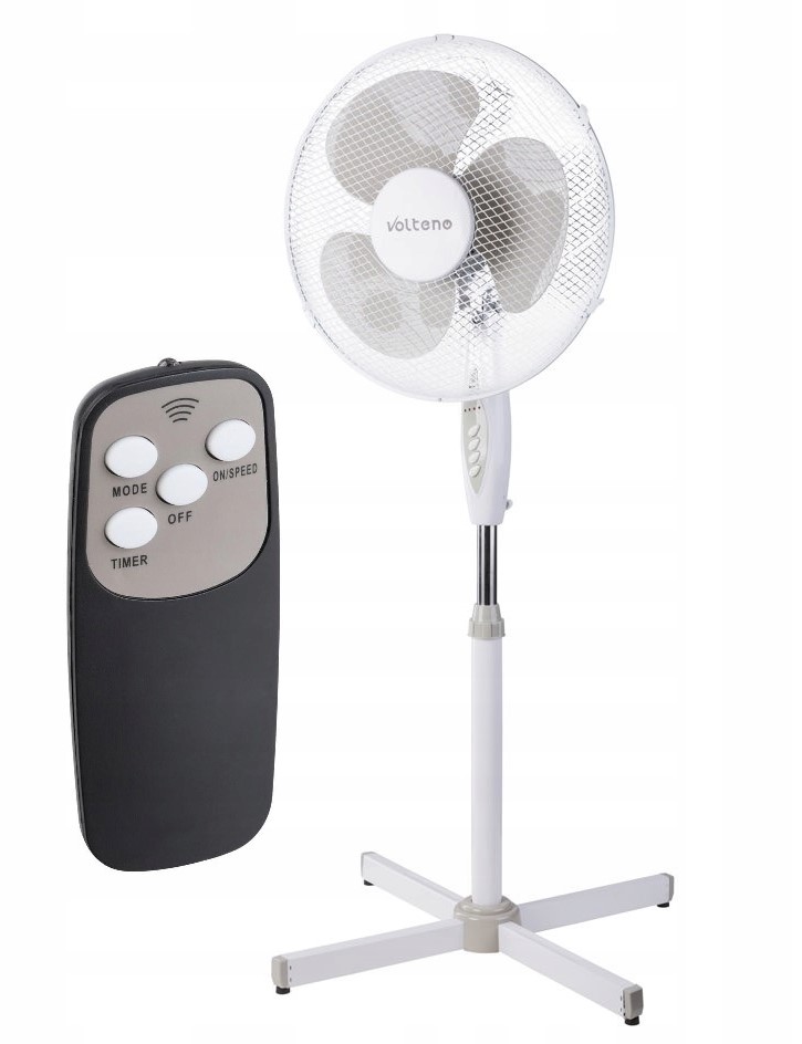 Kupelňový ventilátor - VEĽKÝ PODLAHOVÝ VENTILÁTOR STOJANÝ VENTILÁTOR + DIAĽKOVÉ OVLÁDANIE