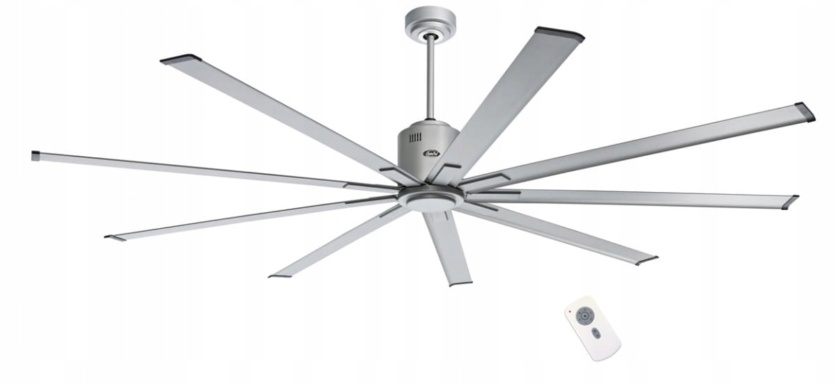 Kupelňový ventilátor - VEĽKÝ STROPNÝ VENTILÁTOR VEĽKÝ HLADKÝ EKO 220cm