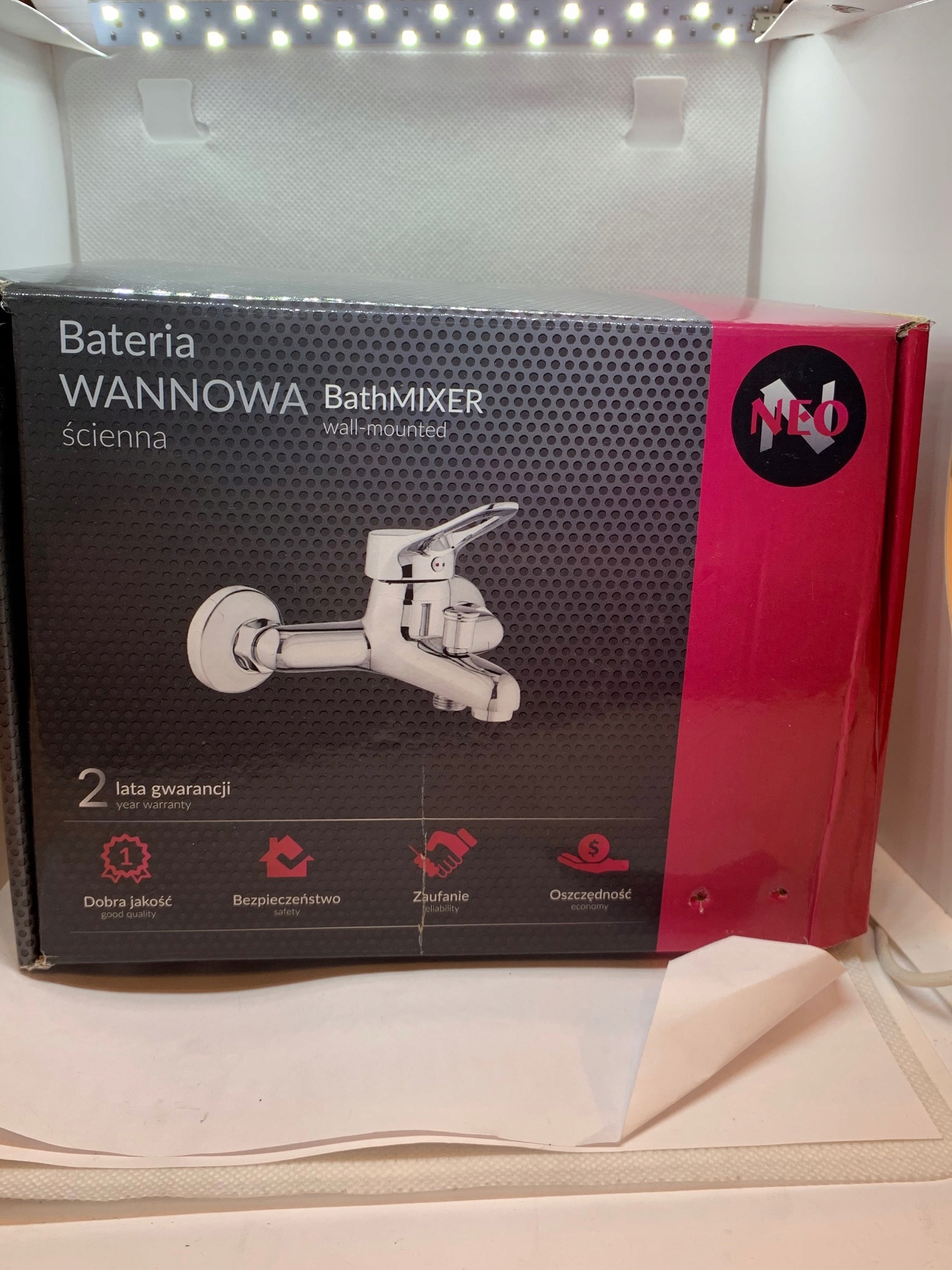 Vaňová batéria - Deante Neo - BOW010M závesná vaňová batéria