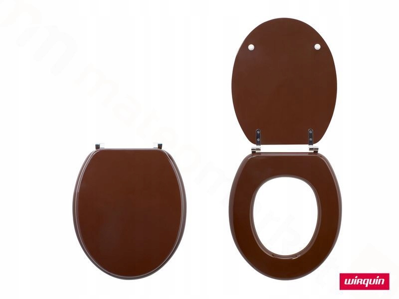 WC doska - Vzor WC sedátka.Farebná čokoláda