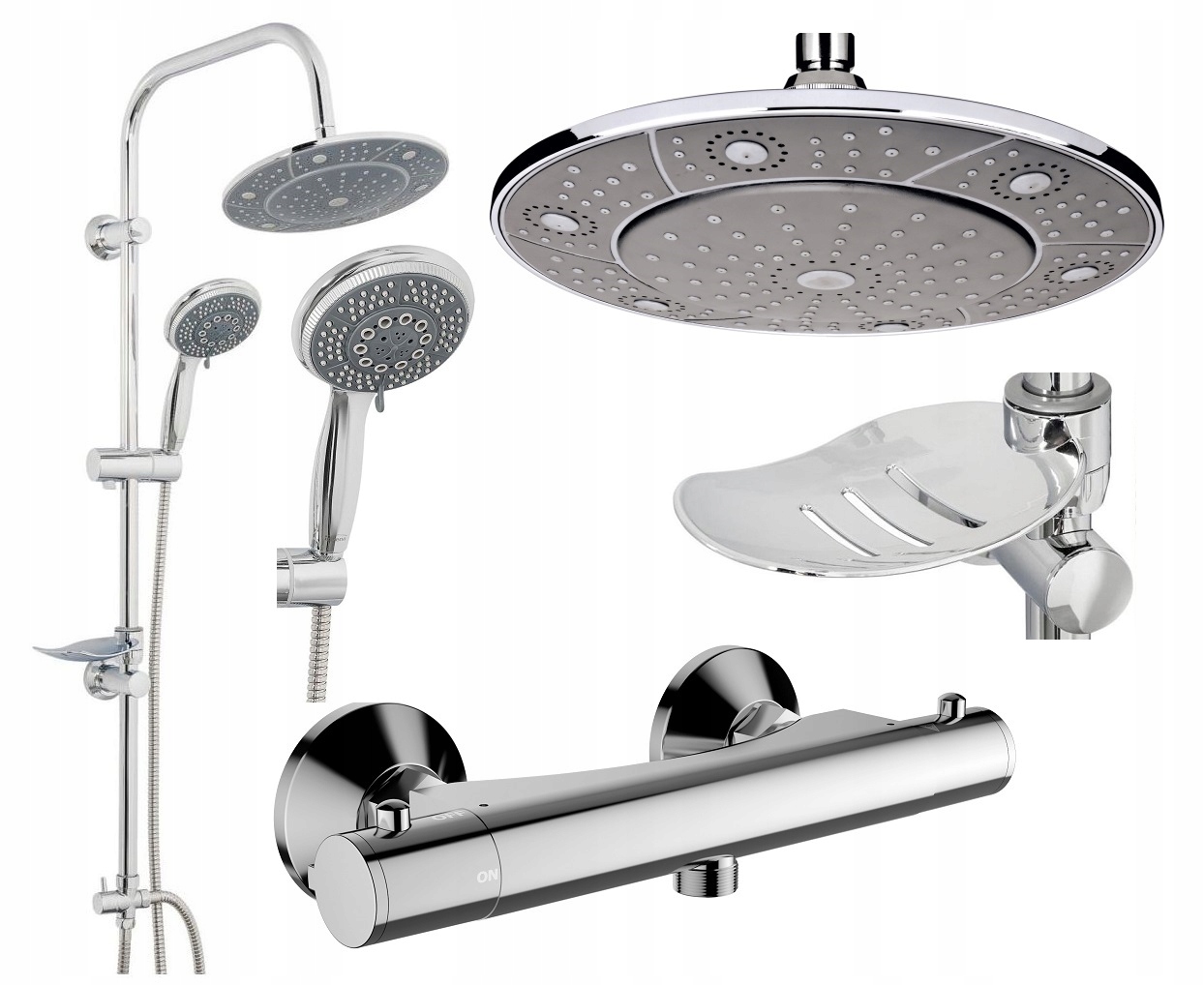 Sprchový panel - Sprchová hlavica 25 THERMOSTATIC sprchová batéria