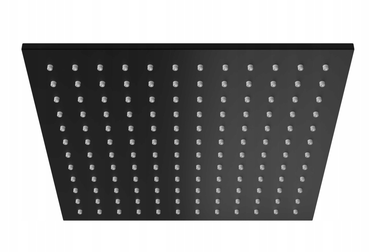 Sprchový panel - Dažďová sprchová hlavica ČIERNA Q30EB-30cm KOHLMAN