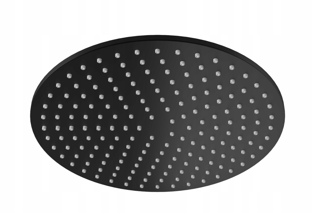 Sprchový panel - Dažďová sprchová hlavica R25EB-25cm čierna KOHLMAN