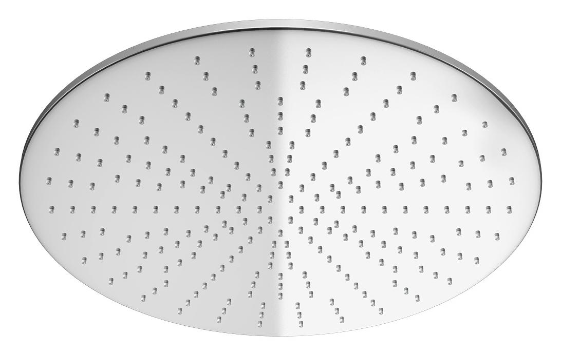 Sprchový panel - 1-funkčná okrúhla sprchová hlavica, 40 cm