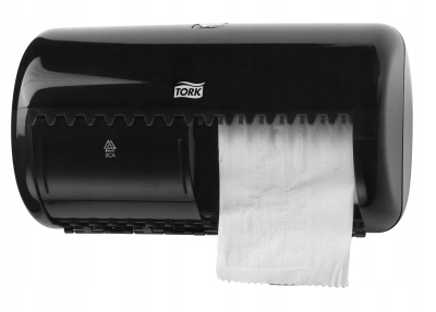 Držiak papiera Zásobník na toaletný papier T4 Tork 557008 TWIN BLACK