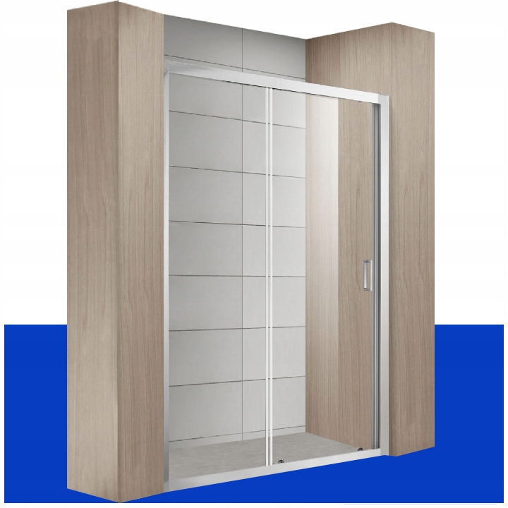 Sprchové dvere - Posuvné sprchové dvere Rea Slide Pro 140 cm