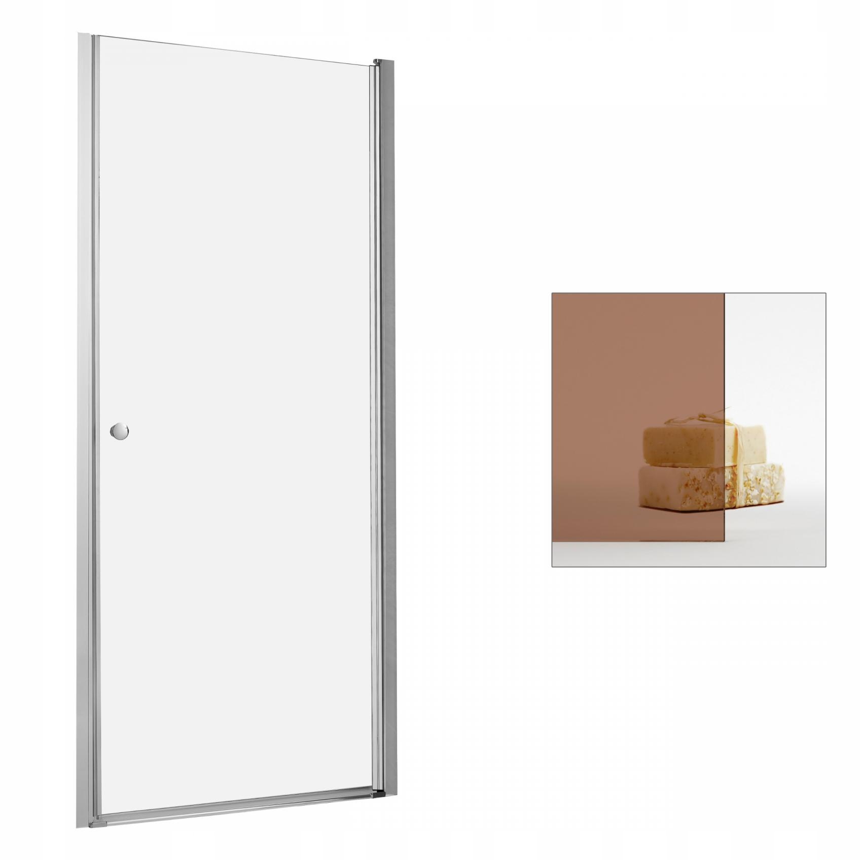 Sprchové dvere - Sprchové dvere sprchové Eos DWJ 100 sklenený bronz