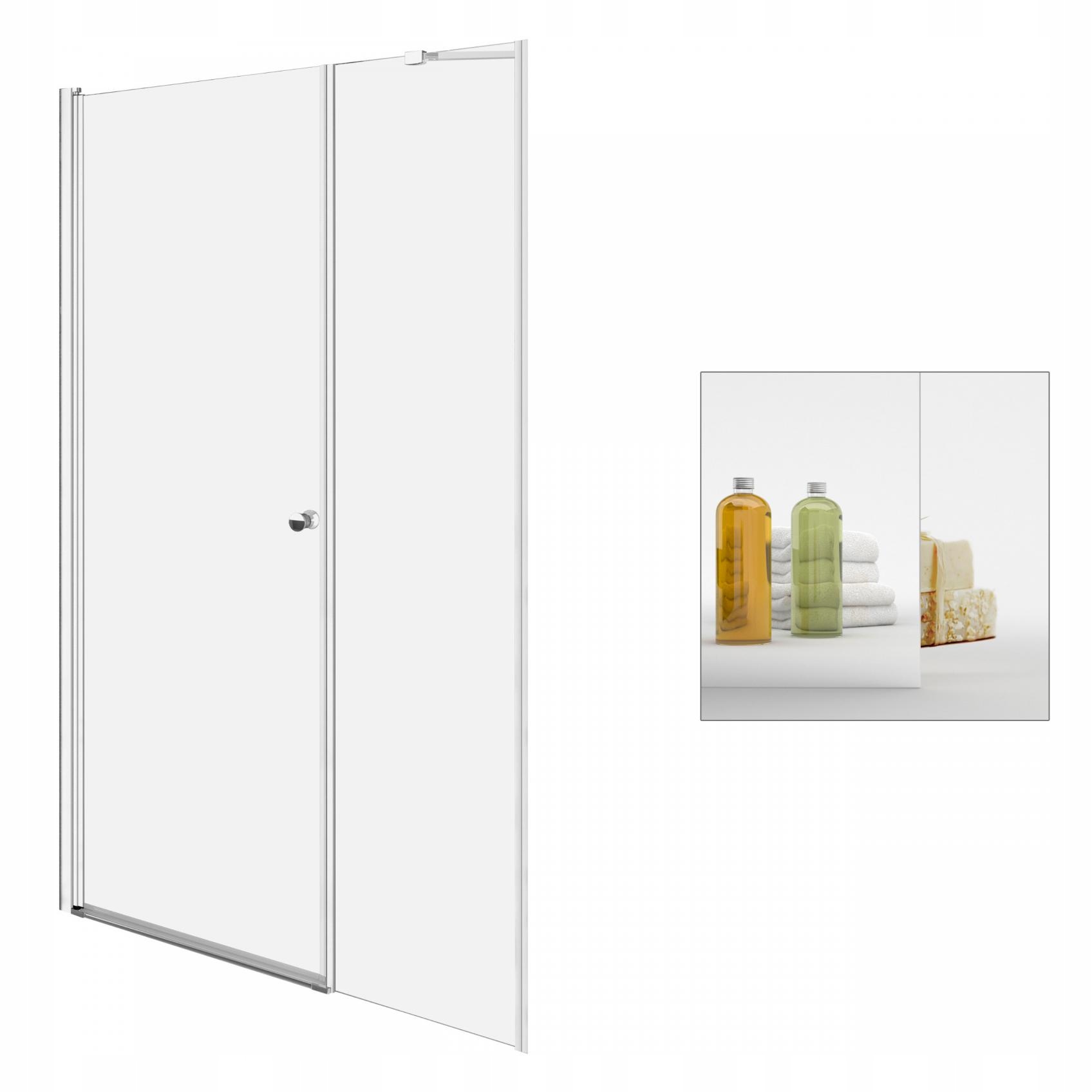 Sprchové dvere - Sprchové dvere sprchové Eos DWS 120 L zrkadlo