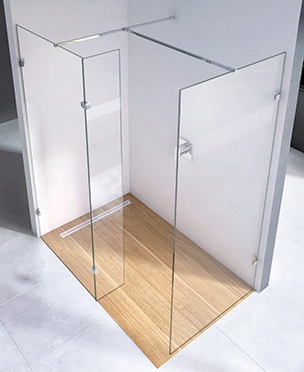 Sprchové dvere - 160 cm sprchové dvere do mokrej miestnosti, IDEÁLNE