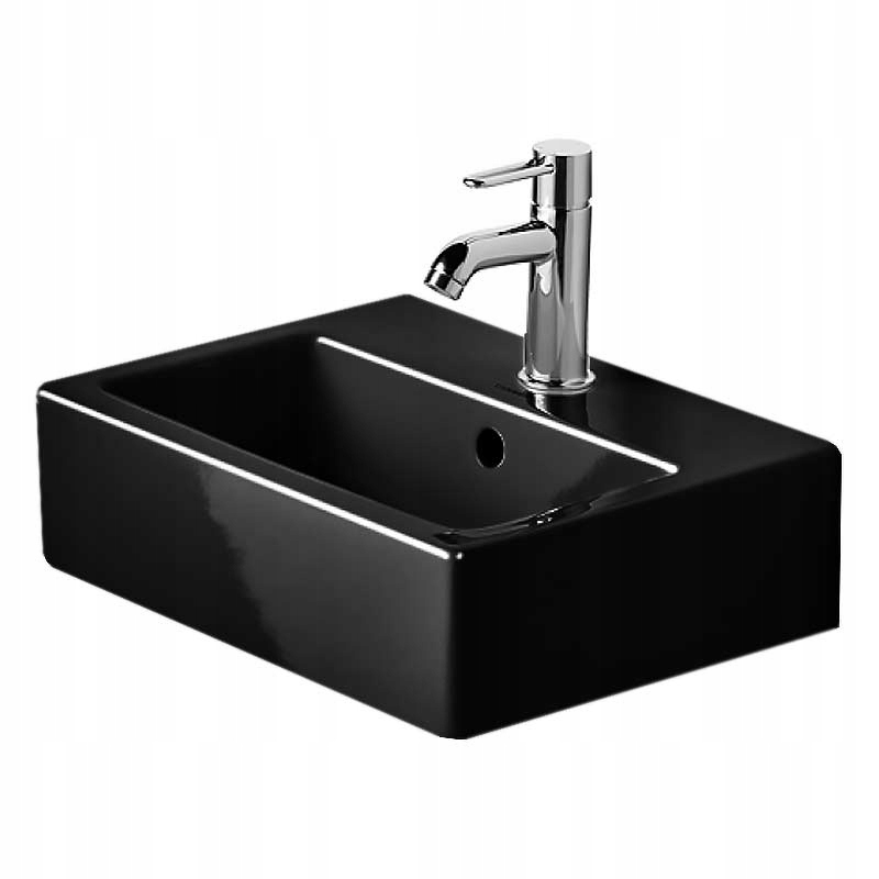 Umývadlo -  Duravit Vero - Umývadlo na nábytok 60x47 cm, čierne,