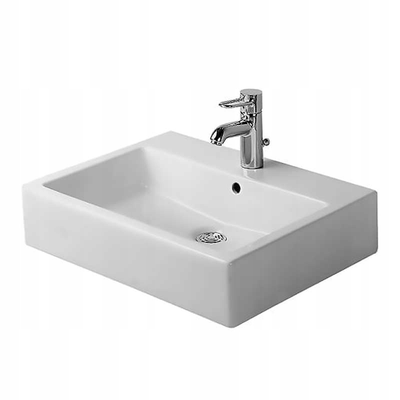 Umývadlo - Duravit Vero - Umývadlo na dosku 595x465 Biela 04