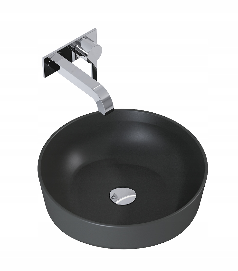 Umývadlo - ELITA COUNTER-TOP UMÝVADLO LORCA 41,5 ANTRACITOVÝ MAT
