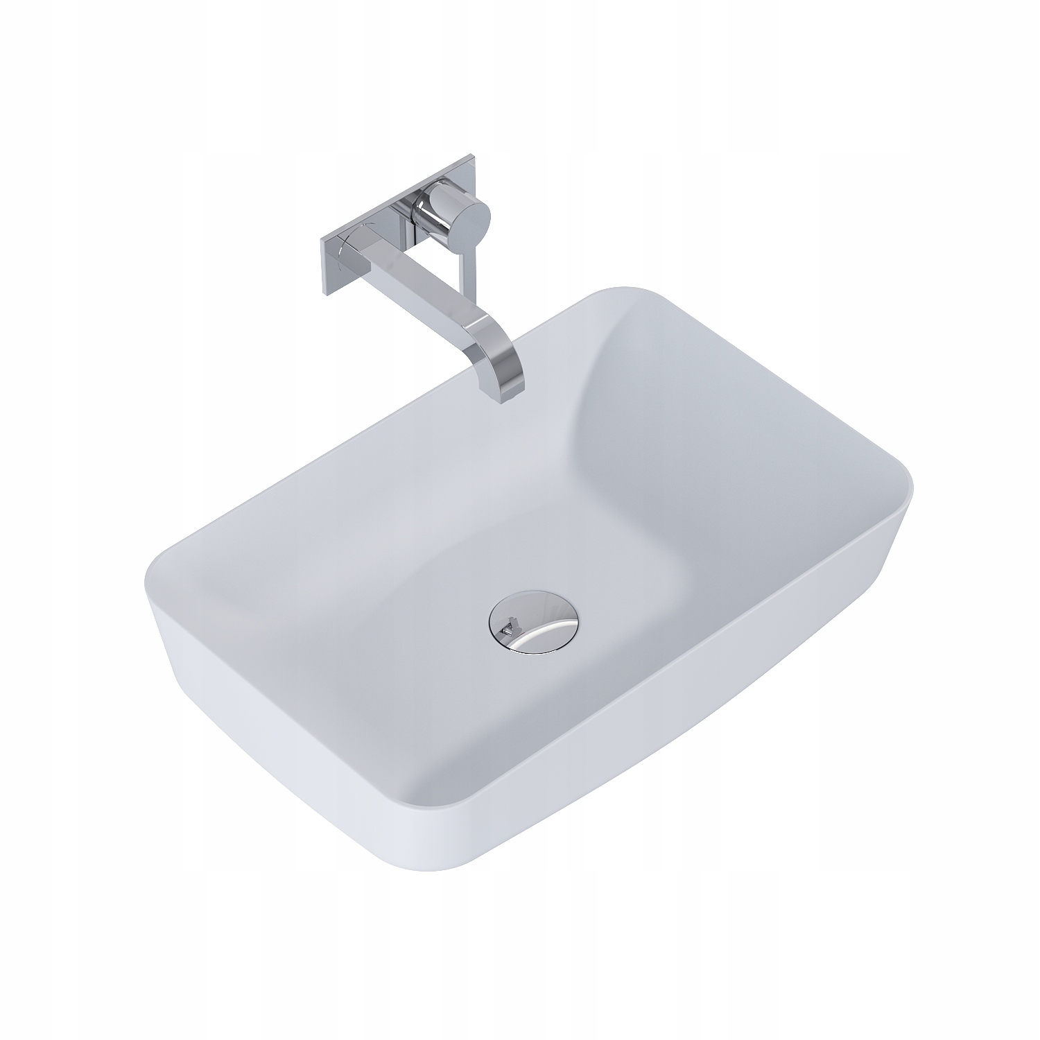Umývadlo - ELITA COUNTER-TOP UMÝVADLO NOMIA 50x39 KAMENNÝ MAT