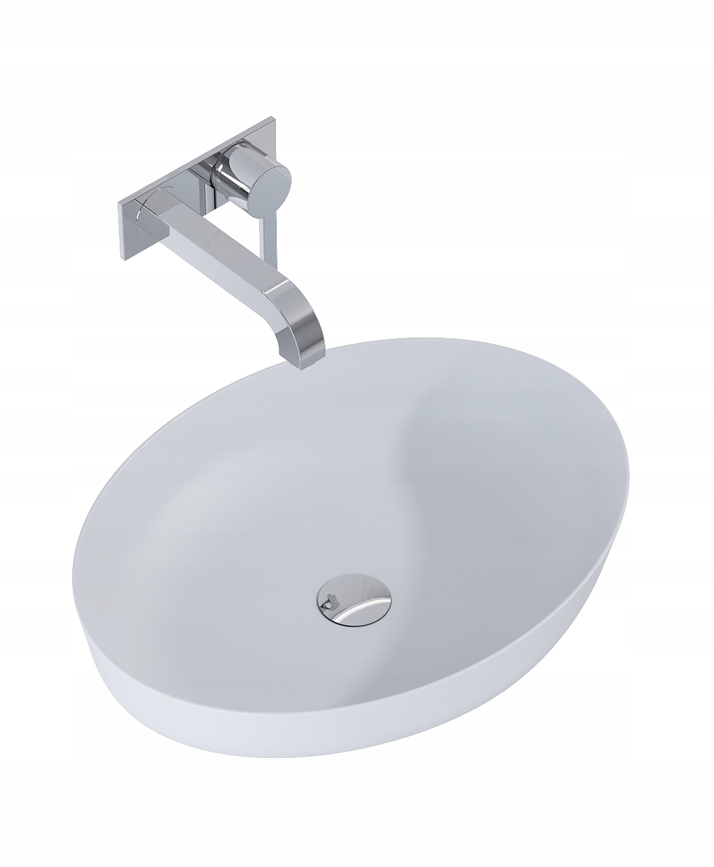 Umývadlo - ELITA COUNTER-TOP UMÝVADLO RIKA 52x39,5 KAMENNÝ MAT