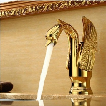 Umyvadlová batéria - Exkluzívny zlatý kúpeľňový faucet so zlatou cenou!