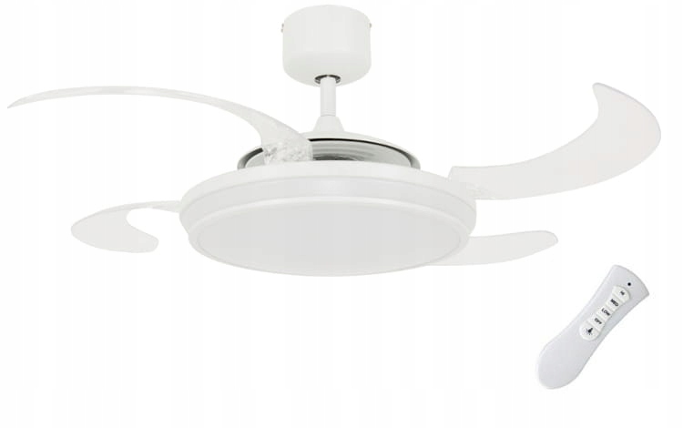 Kupelňový ventilátor - FANAWAY EVO 1 LED BIELA 40W 2200 lm, stmievač