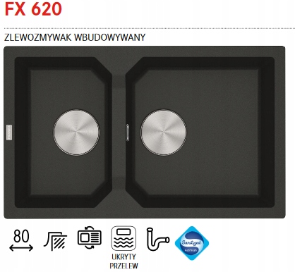 FRANKE SINK GRANITE FXG 620 ONYX