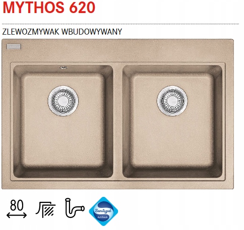 FRANKE SINK GRANITE MYTHOS 620 BÉŽOVÁ