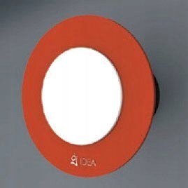 Kupelňový ventilátor - PREDNÝ IDEA O-2001-9003 DVOJNÁSOBNÝ ORANŽOVÝ KLASICKÝ / BIELY