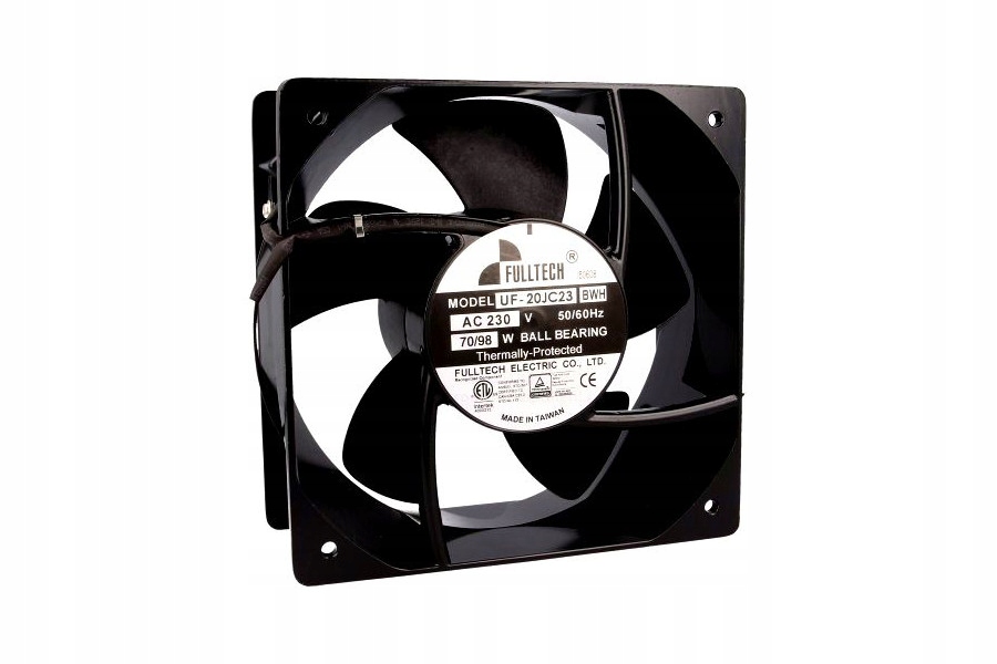 Kupelňový ventilátor - FULLTECH AC FAN AC AXIAL 230V 205x205x90mm